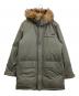 BURBERRY BLACK LABEL（バーバリーブラックレーベル）の古着「ダウンコート　BMP03-731-76」｜カーキ