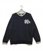 KEBOZケボズ）の古着「EFG KANOKO V NECK」｜ネイビー