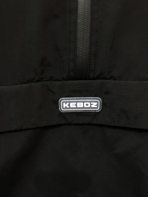 KEBOZ（ケボズ）KEBOZ (ケボズ) SUPPLEX NYLON ANORAK PARKA ブラック サイズ:Lの古着・服飾アイテム
