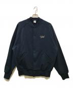 KEBOZケボズ）の古着「スタジャン」｜ネイビー