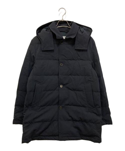 MACKINTOSH PHILOSOPHY（マッキントッシュ フィロソフィー）MACKINTOSH PHILOSOPHY (マッキントッシュ フィロソフィー) トロッター DOVER（ドーヴァー）ダウン ポリエステルキャバリーツイル ネイビー サイズ:40の古着・服飾アイテム