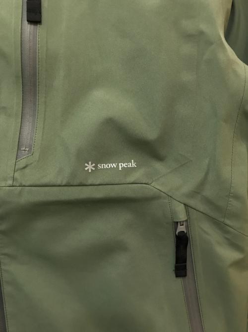 Snow peak（スノーピーク）Snow peak (スノーピーク) GORE-TEX Rain Jacket S Foliage　JK-24SU00302FG グリーン サイズ:S 未使用品の古着・服飾アイテム