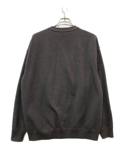 crepuscule（クレプスキュール）crepuscule (クレプスキュール) MOSS STITCH V/N CARDIGAN　2101-019 グレー サイズ:3の古着・服飾アイテム