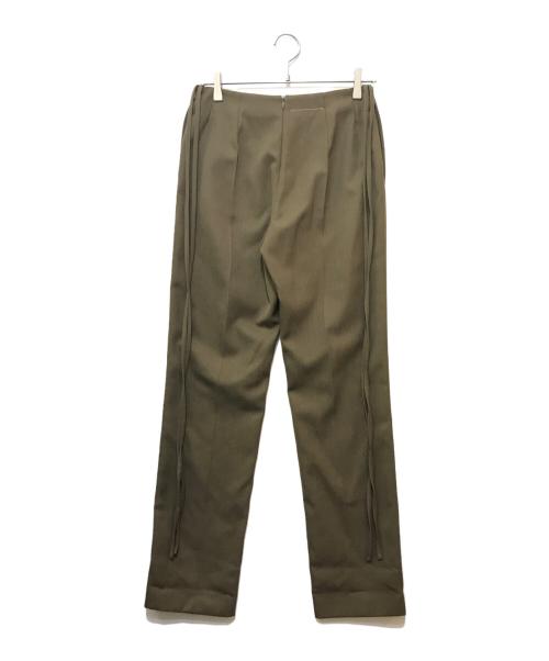 MM6 Maison Margiela（エムエムシックスメゾンマルジェラ）MM6 Maison Margiela (エムエムシックス メゾンマルジェラ) バックジップ トラウザーパンツ　S32KA0536 ブラウン サイズ:40 未使用品の古着・服飾アイテム