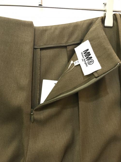 MM6 Maison Margiela（エムエムシックスメゾンマルジェラ）MM6 Maison Margiela (エムエムシックス メゾンマルジェラ) バックジップ トラウザーパンツ　S32KA0536 ブラウン サイズ:40 未使用品の古着・服飾アイテム