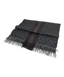 GUCCI（グッチ）の古着「マフラー」｜ブラック