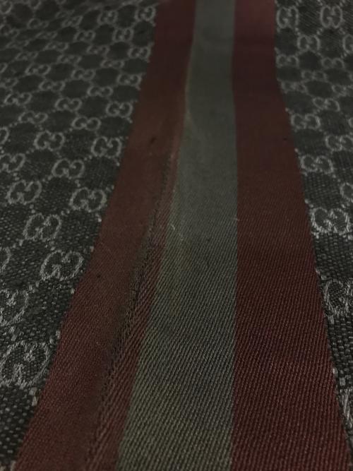 GUCCI（グッチ）GUCCI (グッチ) マフラー ブラックの古着・服飾アイテム