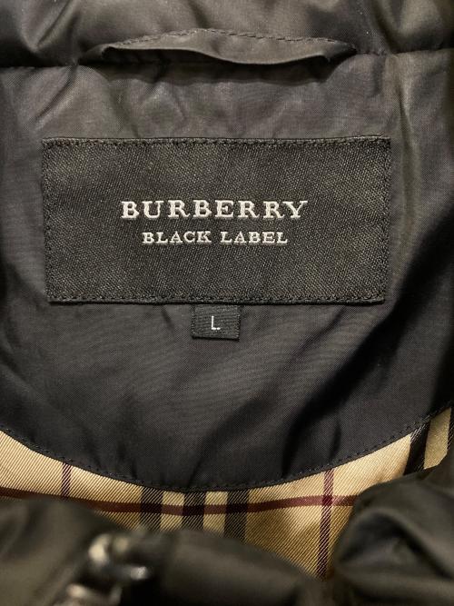 BURBERRY BLACK LABEL（バーバリーブラックレーベル）BURBERRY BLACK LABEL (バーバリーブラックレーベル) ノヴァチェックダウンジャケット ブラック サイズ:Lの古着・服飾アイテム