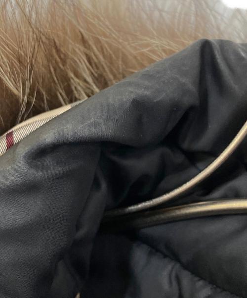 BURBERRY BLACK LABEL（バーバリーブラックレーベル）BURBERRY BLACK LABEL (バーバリーブラックレーベル) ノヴァチェックダウンジャケット ブラック サイズ:Lの古着・服飾アイテム