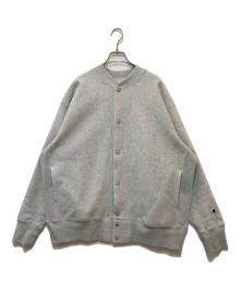 Champion REVERSE WEAVE×BEAMS by MIN-NANO（チャンピオン リバース ウィーブ×ビームス バイ ミンナノ）の古着「別注リバースウィーブスウェットカーディガン」｜グレー
