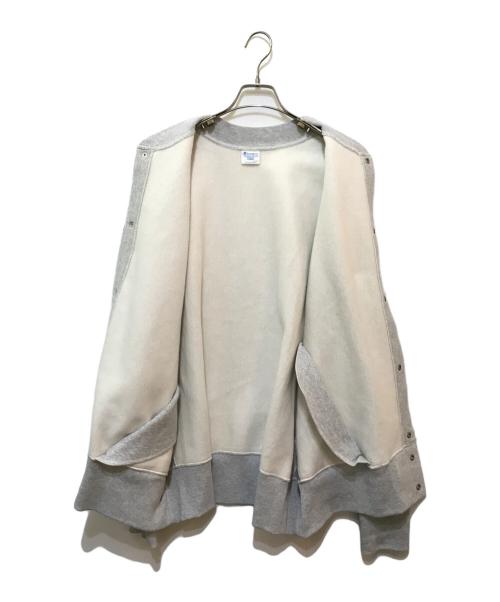 Champion REVERSE WEAVE（チャンピオン リバース ウィーブ）Champion REVERSE WEAVE (チャンピオン リバース ウィーブ) BEAMS by MIN-NANO (ビームス バイ ミンナノ) 別注リバースウィーブスウェットカーディガン グレー サイズ:Lの古着・服飾アイテム