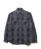SUGAR CANEシュガーケーン）の古着「チェックシャツ　SC20359」｜ネイビー