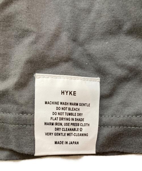 HYKE（ハイク）HYKE (ハイク) SHORT-SLV TEE 6.5oz グレー サイズ:4の古着・服飾アイテム