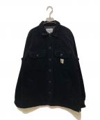 Carhartt WIPカーハート ワークインプログレス）の古着「Whitsome Shirt Jac」｜ブラック