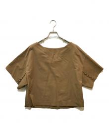 ADORE（アドーア）の古着「クリアコットンバックチェーン付きブラウス」｜ベージュ