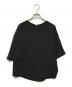 ENFOLD (エンフォルド) アシンメトリーブラウス ブラック サイズ:38：5000円