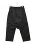 RICK OWENS (リックオウエンス) Drawstring Cropped Trousers　RU17F8381-MU ブラック サイズ:38：25000円