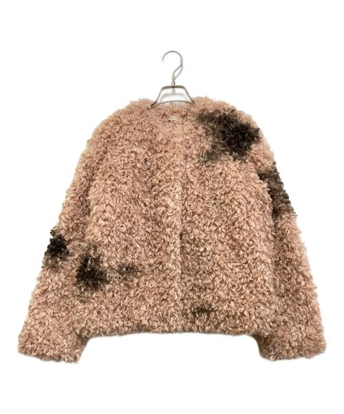 EPOCA（エポカ）EPOCA (エポカ) プードルファージャケット ピンク サイズ:40の古着・服飾アイテム