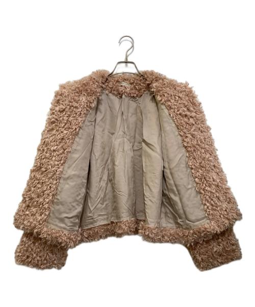 EPOCA（エポカ）EPOCA (エポカ) プードルファージャケット ピンク サイズ:40の古着・服飾アイテム