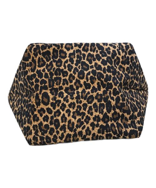 Herve Chapelier（エルベシャプリエ）Herve Chapelier (エルベシャプリエ) レオパードナイロン舟型 トートバッグ ブラウンの古着・服飾アイテム