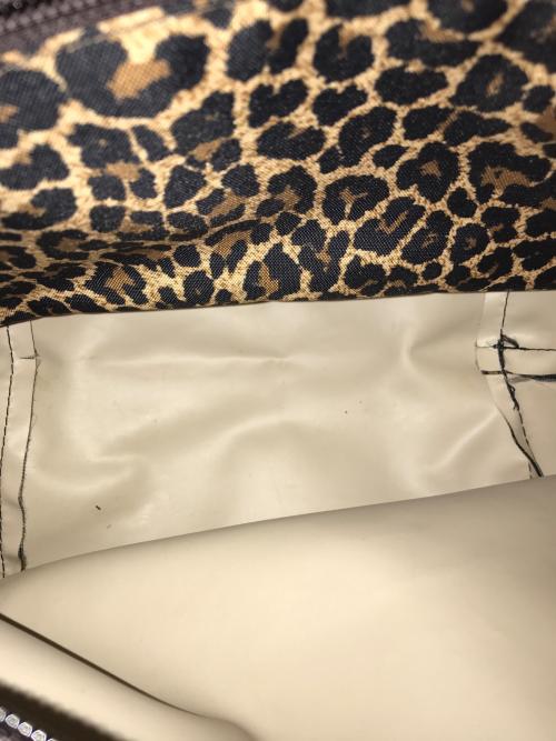 Herve Chapelier（エルベシャプリエ）Herve Chapelier (エルベシャプリエ) レオパードナイロン舟型 トートバッグ ブラウンの古着・服飾アイテム