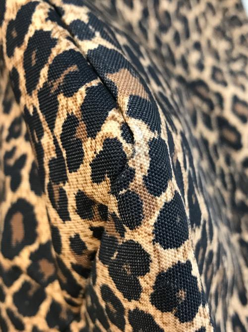 Herve Chapelier（エルベシャプリエ）Herve Chapelier (エルベシャプリエ) レオパードナイロン舟型 トートバッグ ブラウンの古着・服飾アイテム