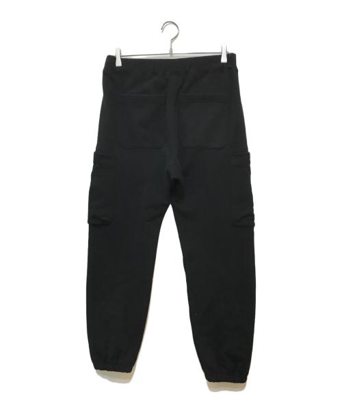 LOOPWHEELER（ループウィラー）LOOPWHEELER (ループウィラー) BEAMS (ビームス) 吊裏毛 カーゴパンツ ブラック サイズ:Sの古着・服飾アイテム