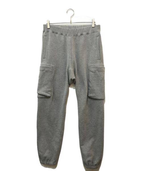 LOOPWHEELER（ループウィラー）LOOPWHEELER (ループウィラー) BEAMS (ビームス) 吊裏毛 カーゴパンツ グレー サイズ:Sの古着・服飾アイテム