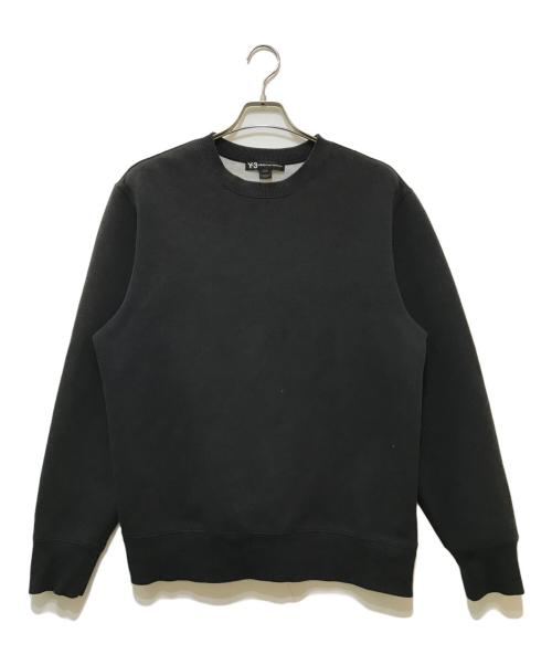 Y-3（ワイスリー）Y-3 (ワイスリー) バックロゴスウェット　DM6947 ブラック サイズ:Lの古着・服飾アイテム