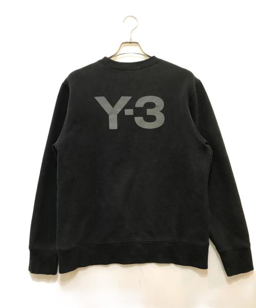 Y-3（ワイスリー）Y-3 (ワイスリー) バックロゴスウェット　DM6947 ブラック サイズ:Lの古着・服飾アイテム