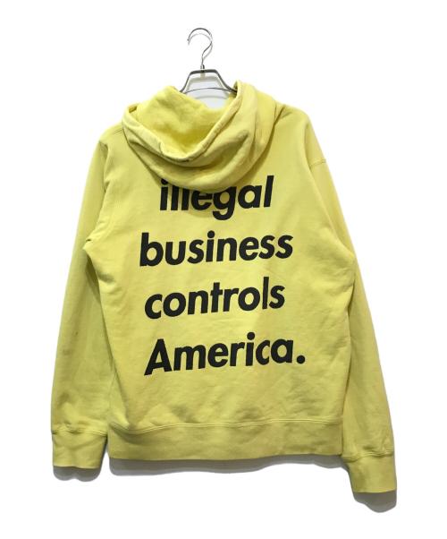 SUPREME（シュプリーム）SUPREME (シュプリーム) illegal Business Hooded イエロー サイズ:Lの古着・服飾アイテム