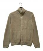 Zanoneザノーネ）の古着「リネンニットジャケット　7ETJP1 ZC141」｜ベージュ