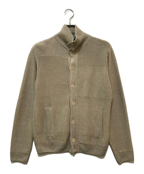 Zanone（ザノーネ）Zanone (ザノーネ) リネンニットジャケット　7ETJP1 ZC141 ベージュ サイズ:48の古着・服飾アイテム