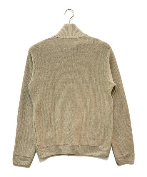 Zanone（ザノーネ）Zanone (ザノーネ) リネンニットジャケット　7ETJP1 ZC141 ベージュ サイズ:48の古着・服飾アイテム