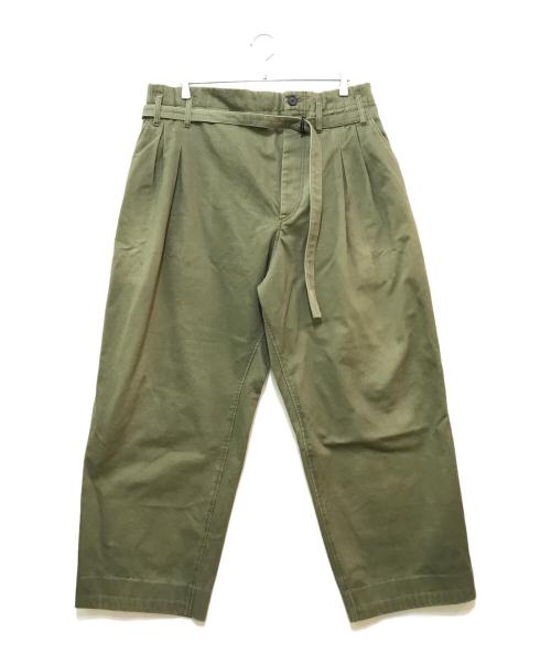 Essay（エッセイ）Essay (エッセイ) SHIN HAKAMA SLACKS オリーブ サイズ:Sの古着・服飾アイテム