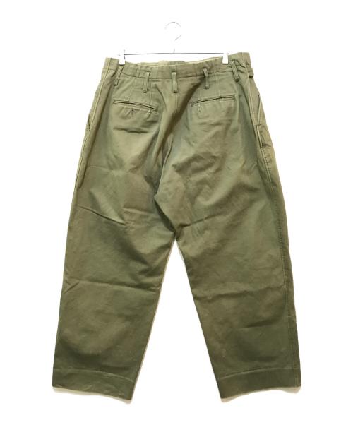 Essay（エッセイ）Essay (エッセイ) SHIN HAKAMA SLACKS オリーブ サイズ:Sの古着・服飾アイテム