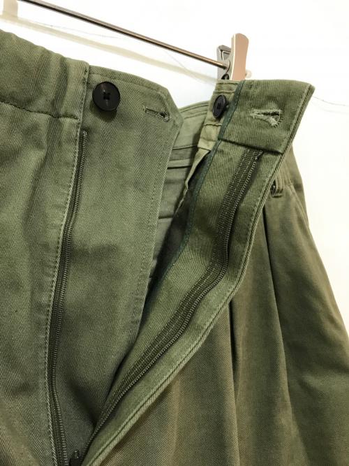 Essay（エッセイ）Essay (エッセイ) SHIN HAKAMA SLACKS オリーブ サイズ:Sの古着・服飾アイテム