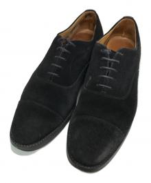 CHURCH'S（チャーチ）の古着「スウェードストレートチップシューズ」｜ブラック