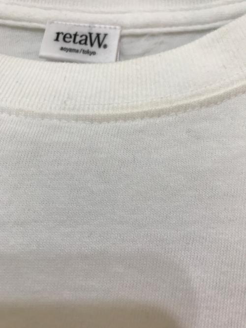retaW（リトゥ）retaW (リトゥ) FRAGMENT (フラグメント) プリントTシャツ ホワイト サイズ:Mの古着・服飾アイテム