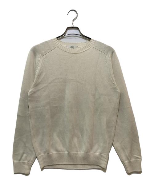 mauro ottaviani（マウロ オッタヴィアーニ）mauro ottaviani (マウロ オッタヴィアーニ) シルクコットンニット アイボリー サイズ:48の古着・服飾アイテム