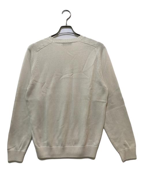 mauro ottaviani（マウロ オッタヴィアーニ）mauro ottaviani (マウロ オッタヴィアーニ) シルクコットンニット アイボリー サイズ:48の古着・服飾アイテム