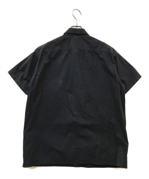 Graphpaper（グラフペーパー）Graphpaper (グラフペーパー) コットンショートスリーブシャツ　GPS15-SH02 ブラック サイズ:Sの古着・服飾アイテム