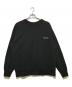 SEQUEL（シークエル）の古着「ロゴ刺繍スウェット」｜ブラック