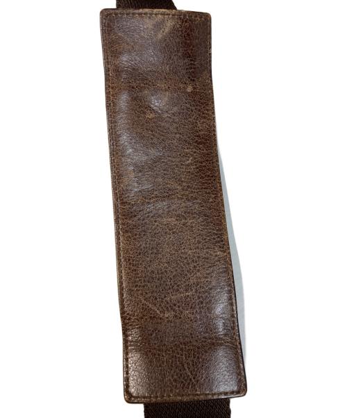 Cartier（カルティエ）Cartier (カルティエ) レザーショルダーバッグ　L1000844 ブラウンの古着・服飾アイテム