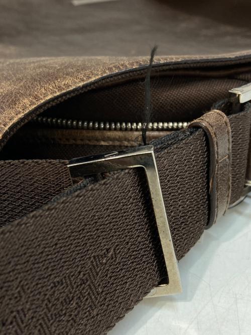 Cartier（カルティエ）Cartier (カルティエ) レザーショルダーバッグ　L1000844 ブラウンの古着・服飾アイテム