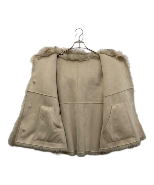 THINK FUR（シンクファー）THINK FUR (シンクファー) Fox Like Fur Reversible Jacket ベージュ サイズ:Sの古着・服飾アイテム