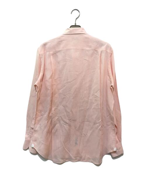 LORO PIANA（ロロピアーナ）LORO PIANA (ロロピアーナ) リネンカッタウェイシャツ ピンク サイズ:XLの古着・服飾アイテム