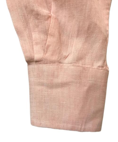 LORO PIANA（ロロピアーナ）LORO PIANA (ロロピアーナ) リネンカッタウェイシャツ ピンク サイズ:XLの古着・服飾アイテム