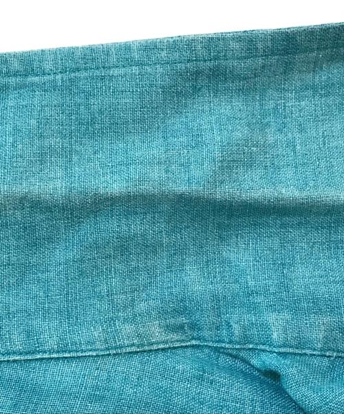 LORO PIANA（ロロピアーナ）LORO PIANA (ロロピアーナ) リネンカッタウェイシャツ グリーン サイズ:XLの古着・服飾アイテム
