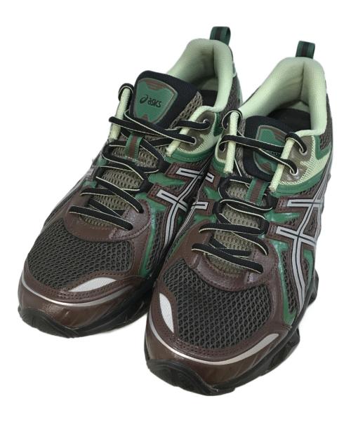 asics（アシックス）asics (アシックス) GEL-QUANTUM KINETICスニーカー　F450523 グリーン×ブラウン サイズ:28.5cmの古着・服飾アイテム